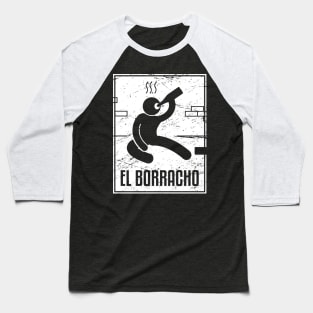 El Borracho | Loteria Mexican Tarot Card Baseball T-Shirt